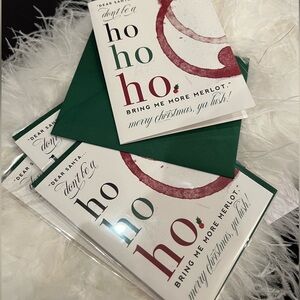 House of LZ Christmas cards, multiple of the same one.